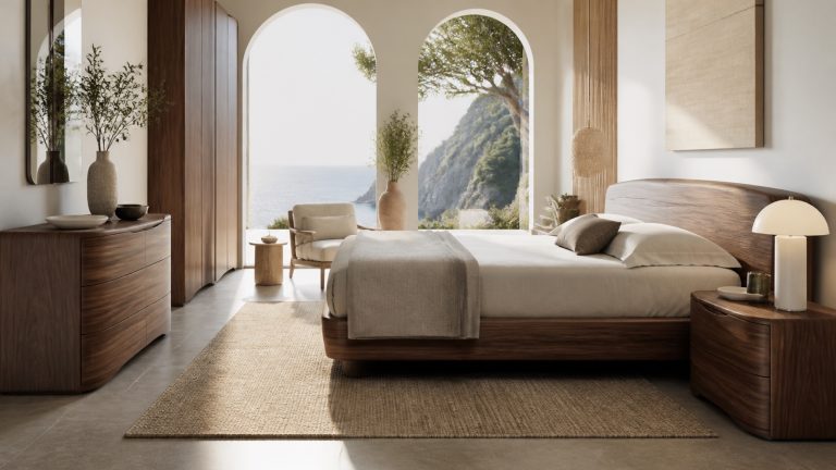 Сучасна дерев’яна спальня у стилі колекцій Riviera та Capri