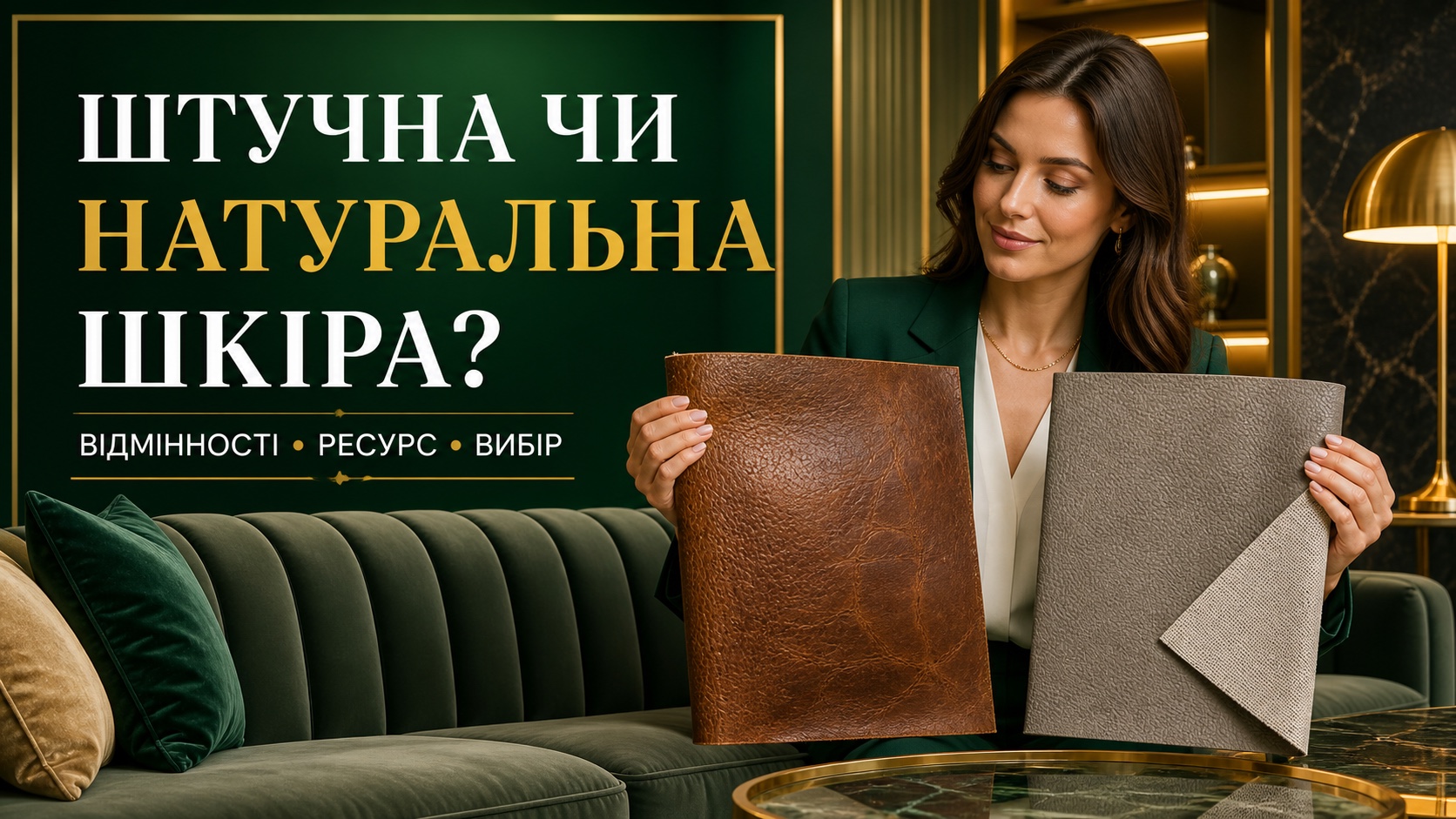 Штучна чи натуральна шкіра — відмінності, ресурс і вибір
